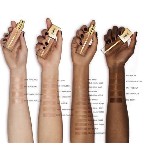 ysl touche eclat foundation shades|which ysl touche eclat shade.